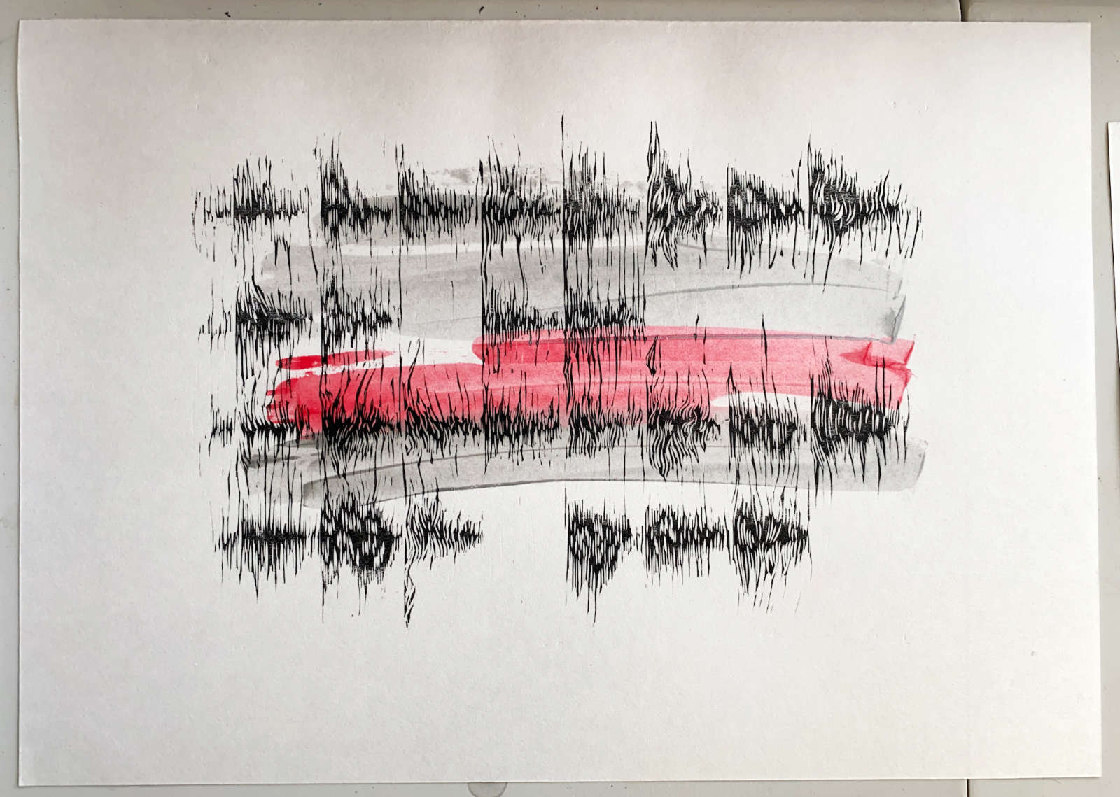 0xFFD8FFEE#2: monoprint/linoprint on A4 paper